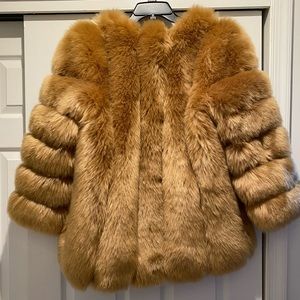 Faux fur coat